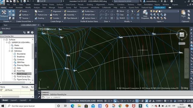 PLANTA,PERFIL Y SECCIONES TRANSVERSALES CON CIVIL 3D смотреть онлайн