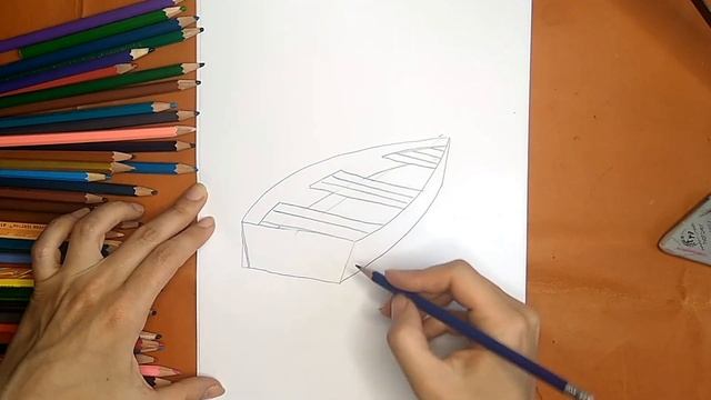 Как нарисовать лодку. Онлайн-школа рисования "Малевашки" смотреть онлайн