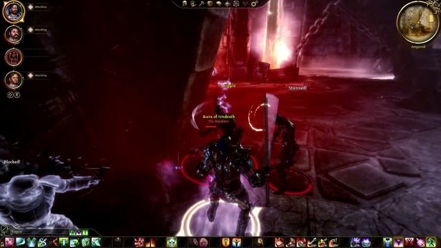 How to take down the Harvester with a Two-Handed warrior - Dragon Age Origins смотреть онлайн