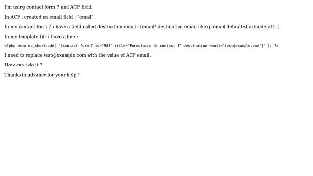 Wordpress: ACF + contact form 7 смотреть онлайн