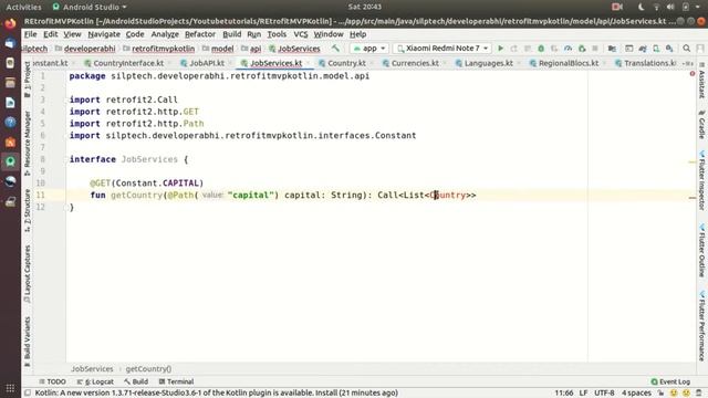 Kotlin in Android - 15 || Retrofit with MVP || смотреть онлайн