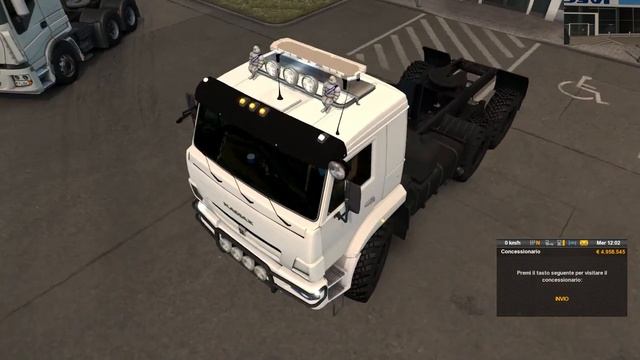 Euro Truck Simulator 2 (1.36) Kamaz 65221 + Interior V1.0 1.36x + DLC's & Mods