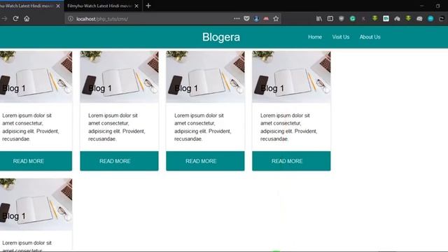 3-Index Page designing for CMS in PHP | PHP tutorial with projects hindi смотреть онлайн