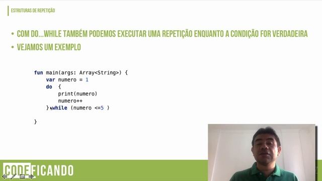 Estruturas de repetição em Kotlin - Programação Android s01e05 смотреть онлайн