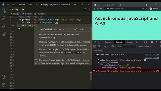 JavaScript Promises смотреть онлайн