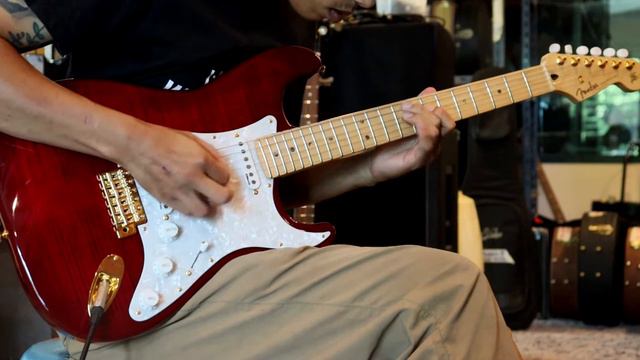 Fender Stratocaster Richie Kotzen 2019 Trans Red | Demo смотреть онлайн