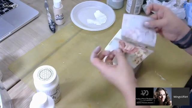 #МК Алла Маврина "Декорирование короба" Ручная работа смотреть онлайн