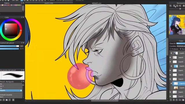 Panty & Stocking (Panty&Stocking with Gaterbelt) | SpeedPaint смотреть онлайн