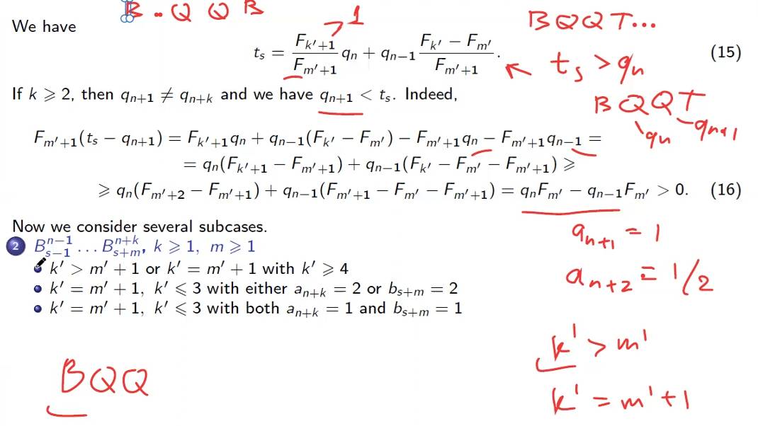 О функциях меры иррациональности двух чисел, Семинар 12, Рудых Шульга