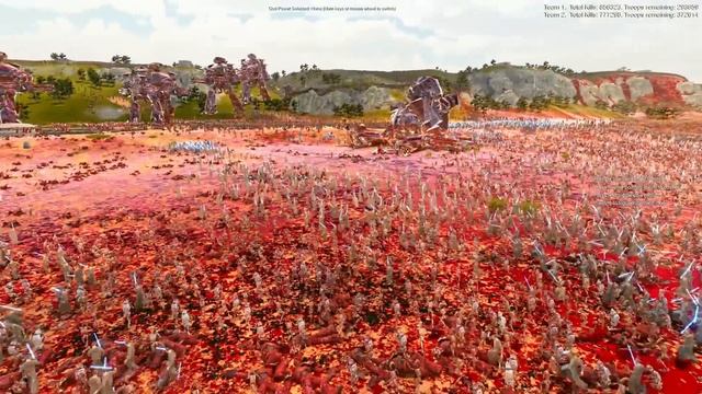 STAR WARS ARMY vs SPACE MARINES Beach Defenses - Ultimate Epic Battle Simulator 2 | UEBS 2 смотреть онлайн