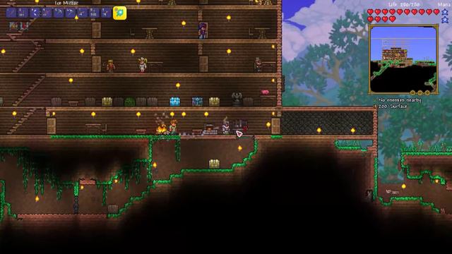 Terraria 43 - Raining Blood Moon смотреть онлайн