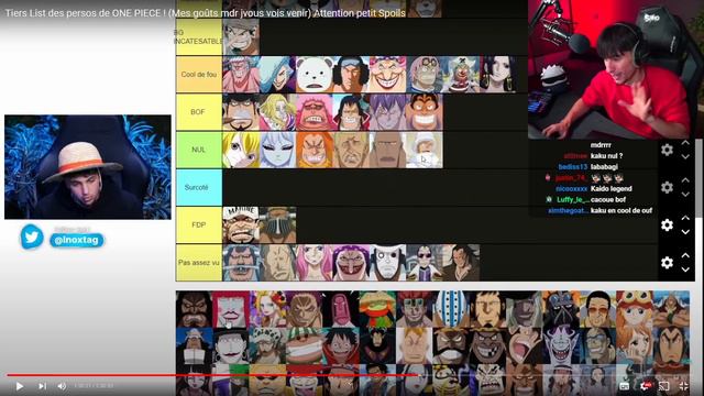 JE RÉAGIS à la TIER LIST ONE PIECE de INOXTAG ! (Luffy fraude ?) смотреть онлайн