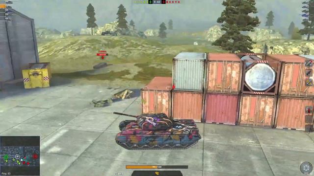 Играем в столкновение - Tanks Blitz смотреть онлайн