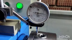 WEISAN, CJM320B, проверка радиального биения токарного патрона .