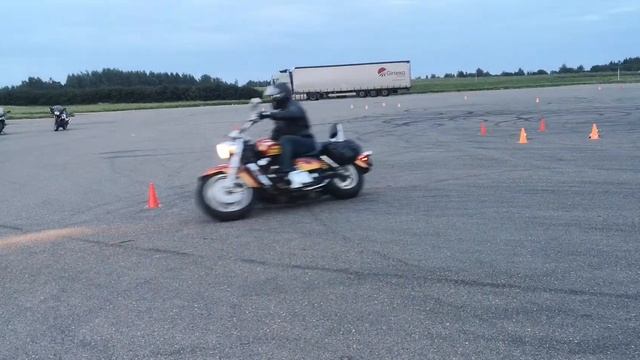 Gymkhana GP 2021 Stage 6 Stanislav Makoveev Honda VT1100C2 Shadow Sabre Heat 2 смотреть онлайн