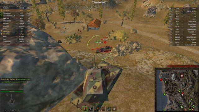 Tachenko[-AQ-] и его Maus против T110E5. смотреть онлайн
