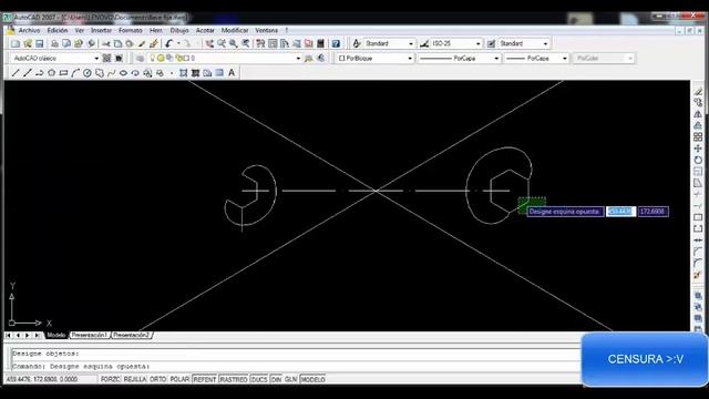 Tutorial AutoCAD: Como hacer una llave fija de forma rápida смотреть онлайн