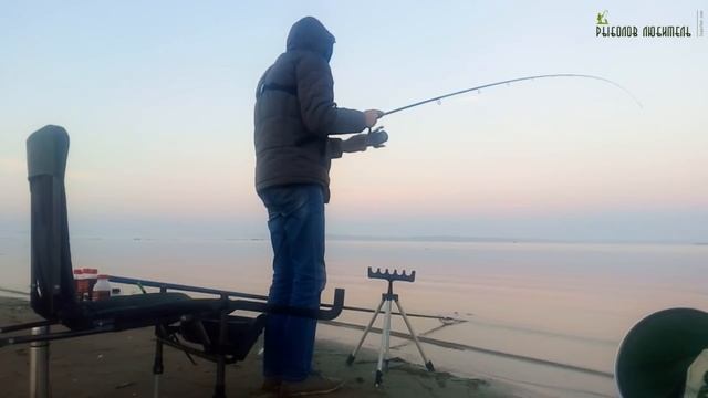 Ловля Леща на Фидер. Озеро. Рыбалка на Фидер. смотреть онлайн