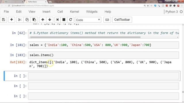 Python Dictionary Tutorial 15 | Python Dictionary Method | How to create tuple from dictionary смотреть онлайн