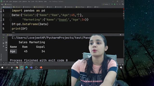 Class #15- Informatics Practices | Pandas-Creation of DataFrames :List of Dictionaries | CBSE 12thI смотреть онлайн