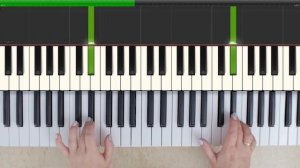 Как играть песню "Калинка" на пианино. Kalinka Malinka Russian Song Piano Tutorial.