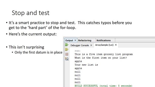 Two Minute Java Lesson Arrays II смотреть онлайн