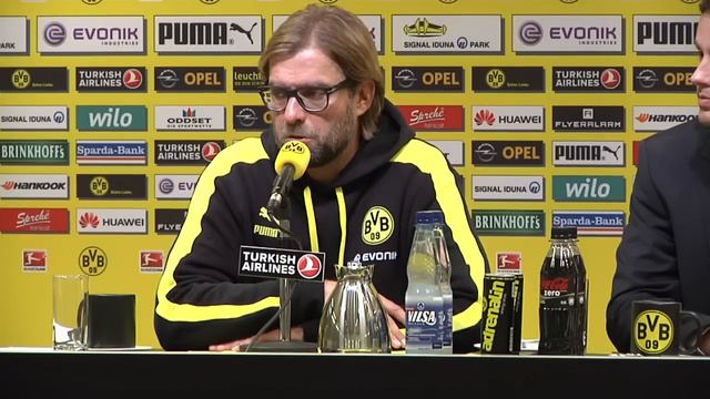 BVB - Hannover 96: Pressekonferenz mit Klopp und Slomka nach dem Spiel смотреть онлайн