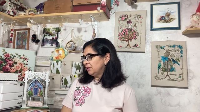 Как я провела лето!Мое вышивально-рукодельное лето!Обзорное видео! смотреть онлайн