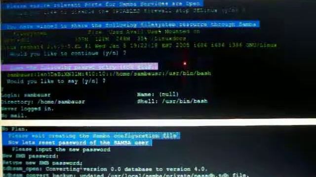 Linux Samba Configuration Script смотреть онлайн