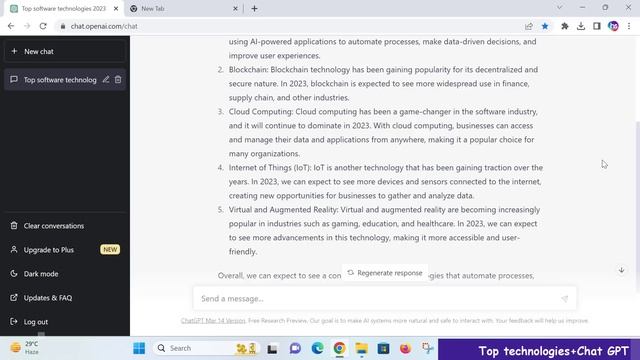 Top software techonologies in 2023 - Chatgpt explained - Chat GPT смотреть онлайн