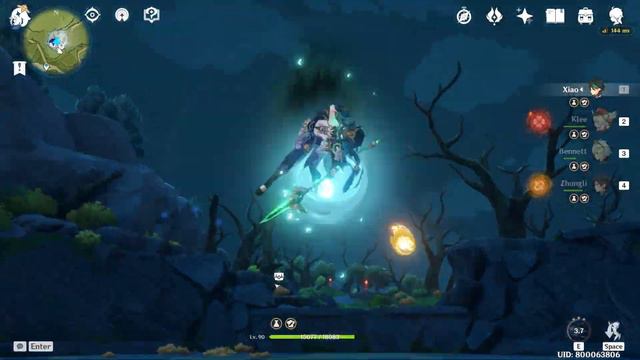 Genshin Impact - Pyro Xiao vs Andrius - All Weekly Boss Dashing Gameplay смотреть онлайн