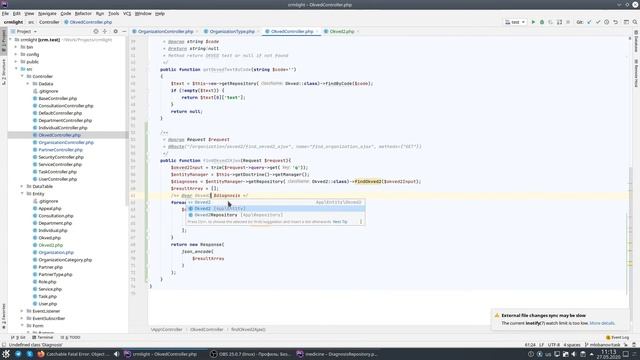 Медицинский проект на php фреймворке Symfony смотреть онлайн