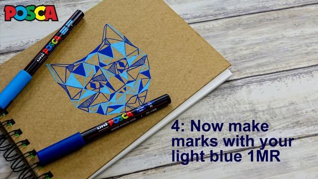 Design your own Krafty Gecko cover with POSCA pens смотреть онлайн