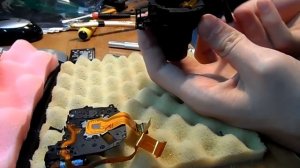 Ремонт фотокамеры Canon A3000. Нет изображения на дисплее, чёрные снимки.