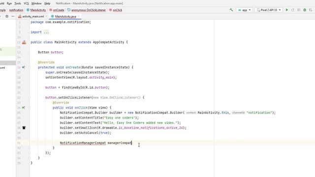 how to create notification in android studio смотреть онлайн