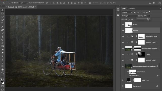 Add Light Beams to Photo Manipulation - Photoshop смотреть онлайн
