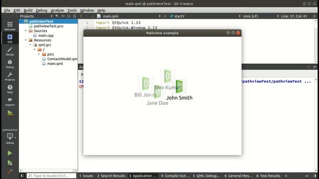 pathview Example qml смотреть онлайн