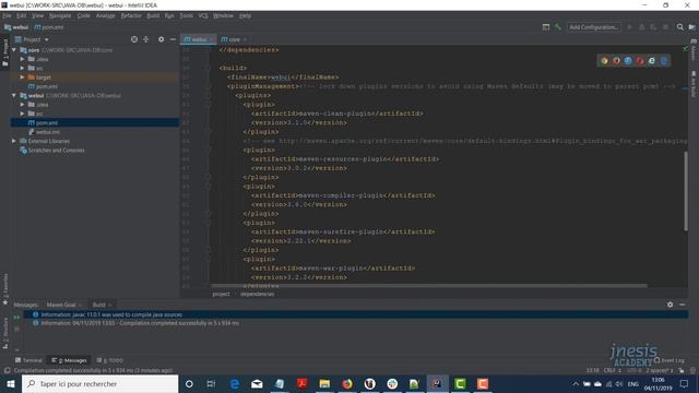 Créer et exécuter une application Web Java dans IntelliJ Community grâce au plugin maven tomcat смотреть онлайн