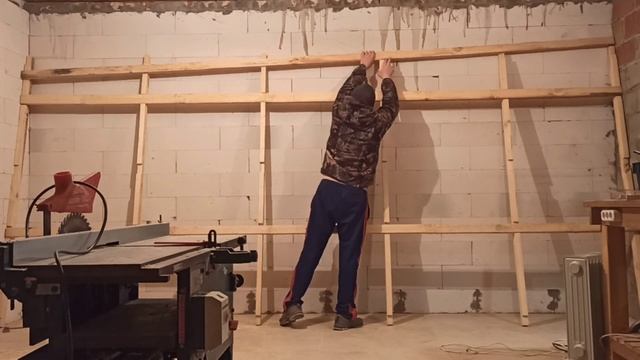 стеллаж#полки в гараж#шкаф под инструменты#мастерская смотреть онлайн