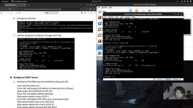 Konfigurasi Server CentOS 7 (Network, DNS, DHCP, Web, SSH, Docker) смотреть онлайн