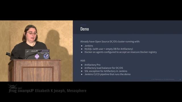 swampUP 2017 sessions | Continuous Deployment at Enterprise Scale, Elizabeth K Joseph смотреть онлайн