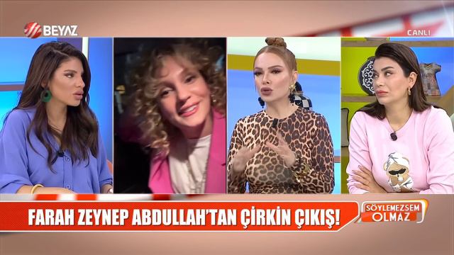 Farah Zeynep Abdullah'tan Muhabirimize çirkin Sözler! Bircan Haddini Bildirdi: Kimsin Sen...!!!