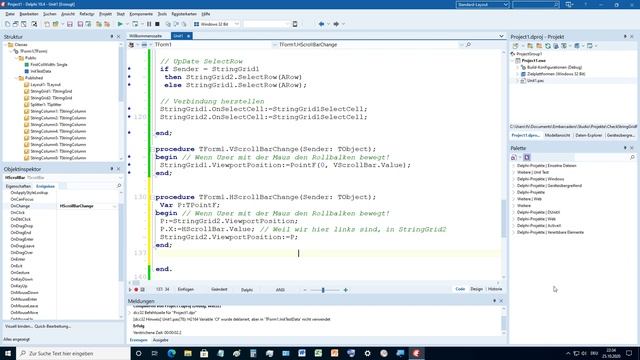 Tutorial: StringGrid with FixedCol in FireMonkey (Delphi DX 10.4.1 Sydney) on Windows смотреть онлайн