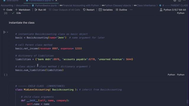 Python Class inheritance смотреть онлайн