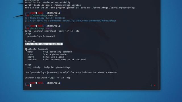HOW TO FİND UNKNOWN NUMBER İN 5 MİNUTE | Phoneinfoga смотреть онлайн