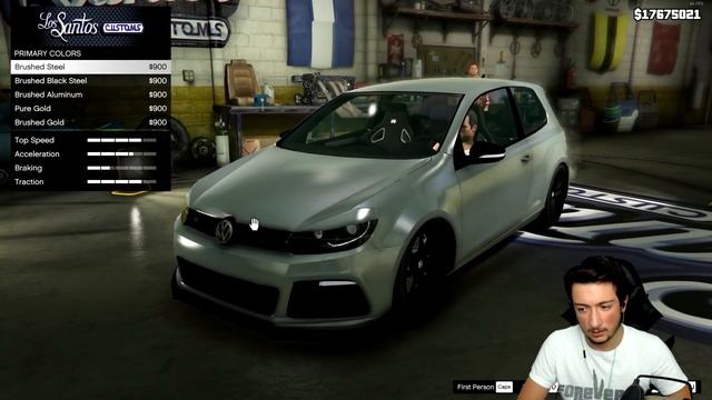 GTA 5 GERÇEK ARABALAR - VOLKSWAGEN GOLF смотреть онлайн