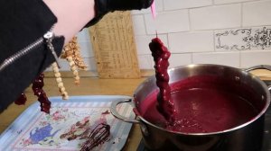 Чурчхела из винограда Изабелла?  Всего 3 ингредиента? Грузинская сладость без сахара| Простой рецеп