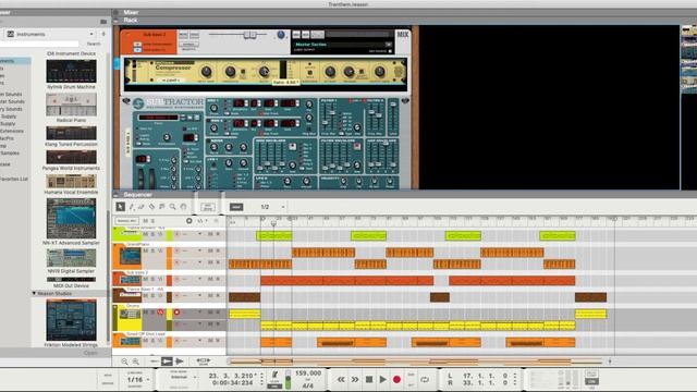 Reason 11 Compressors and Sidechain Compression | Compressing Kick Drum & Bass Track | Producer Tip смотреть онлайн