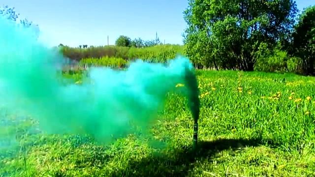 Цветной дым Зеленый МДП8 смотреть онлайн