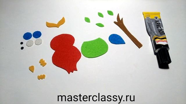 Easy Felt Owl DIY Tutorial. Красивая #Сова из Фетра Быстро и Просто. Как Сделать Сову? Видео урок смотреть онлайн